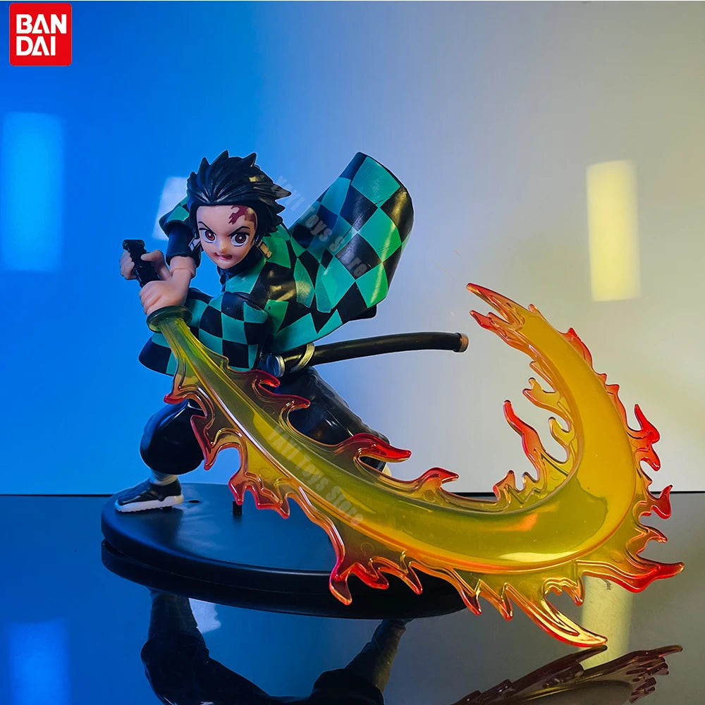 Hot Demon Slayer Anime Figure Tanjirou Agatsuma Zenitsu Kyoujurou Anime Model Action Figure PVC collection Toy for Kids Gift