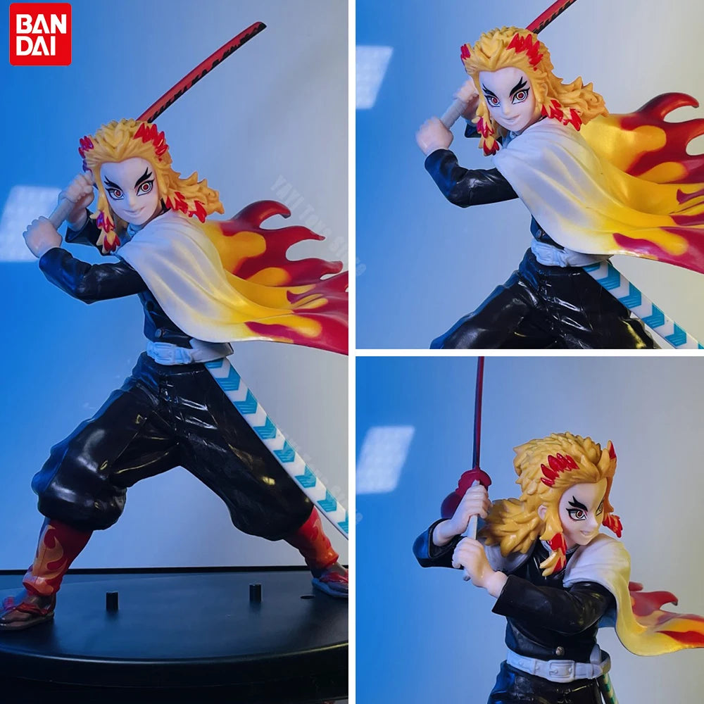 Hot Demon Slayer Anime Figure Tanjirou Agatsuma Zenitsu Kyoujurou Anime Model Action Figure PVC collection Toy for Kids Gift