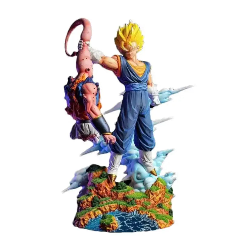 Figura Majin Buu VS Vegetto - Dragon Ball Z | Diorama GK 33cm