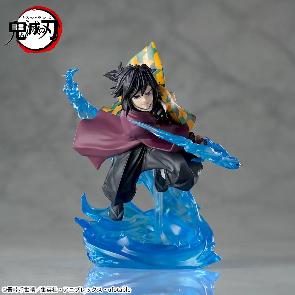 Figuras Tanjiro, Giyu y Akaza - Guardianes de la Noche | SEGA XrossLink 14cm