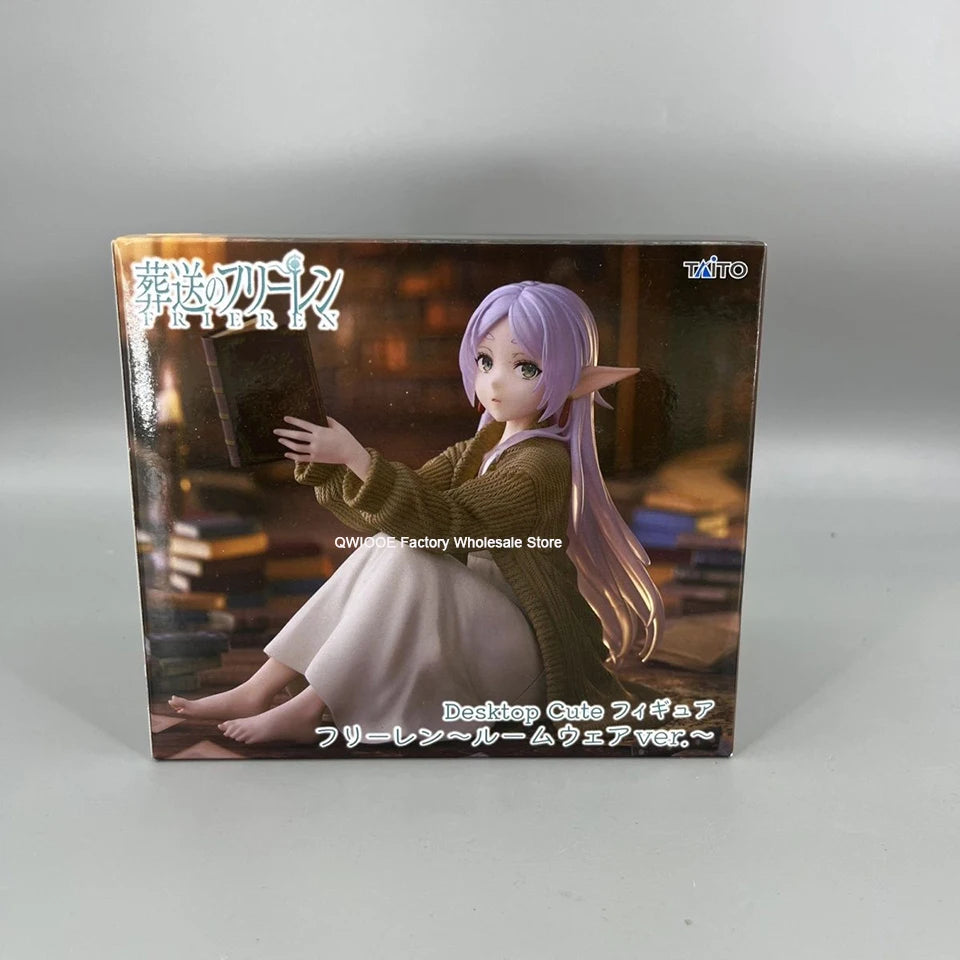 Original TAITO Frieren: Beyond Journey's End 13cm Frieren postura sentada figuras coleccionables modelo Juguetes