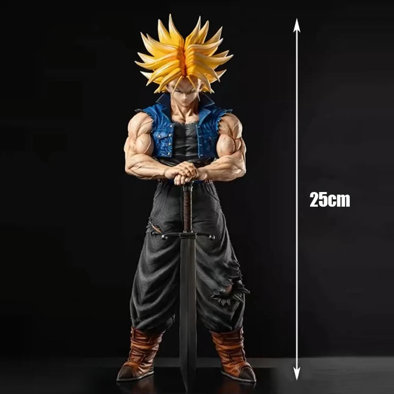 25cm Anime Dragon Ball Z Trunks Figure Future Trunks GK Action Figures PVC Statue Collection Model Toys Gifts