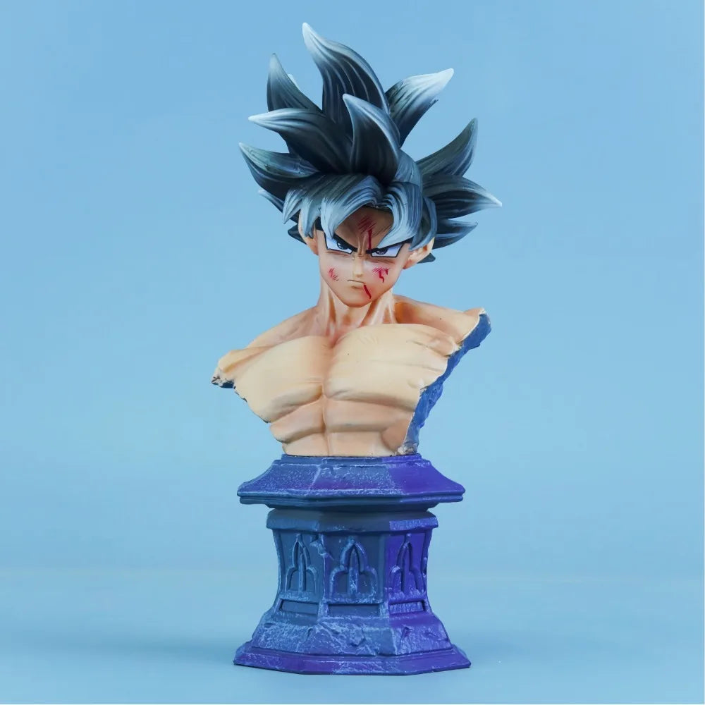 Figura Goku Ultra Instinto - Dragon Ball Super | Estatua PVC 42cm