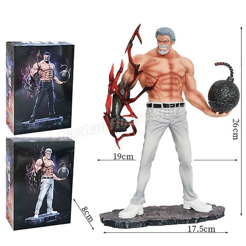 26cm One Piece Figure Monkey D Garp Action Figure Statue PVC