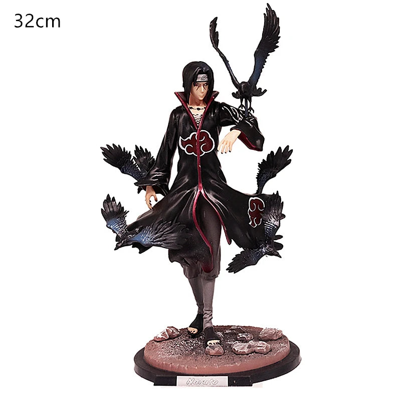 Naruto Crow Hall Itachi GK Uchiha Itachi Statue Anime Model Ornaments Hand-made Collection Gift