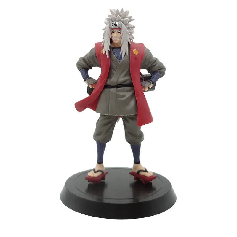 Anime NARUTO Figure Jiraiya Smile Standing PVC Action Figure NARUTO Jiraiya Naruto Teacher Orochimaru Sasuke Model Toy Gift