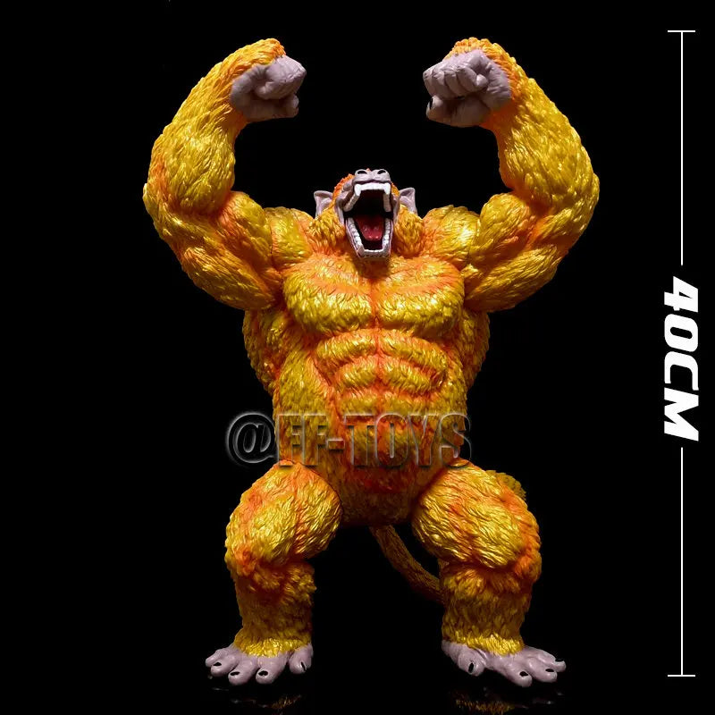 40CM Anime Dragon Ball Great Ape Figure Golden Great Ape Ozaru Vegeta PVC Action Figures Collection Model Toys for Children Gift