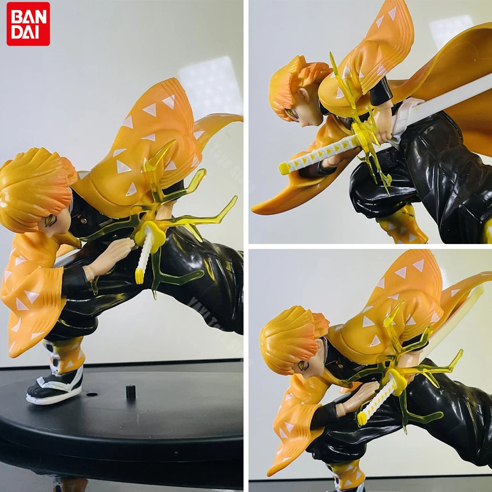 Hot Demon Slayer Anime Figure Tanjirou Agatsuma Zenitsu Kyoujurou Anime Model Action Figure PVC collection Toy for Kids Gift