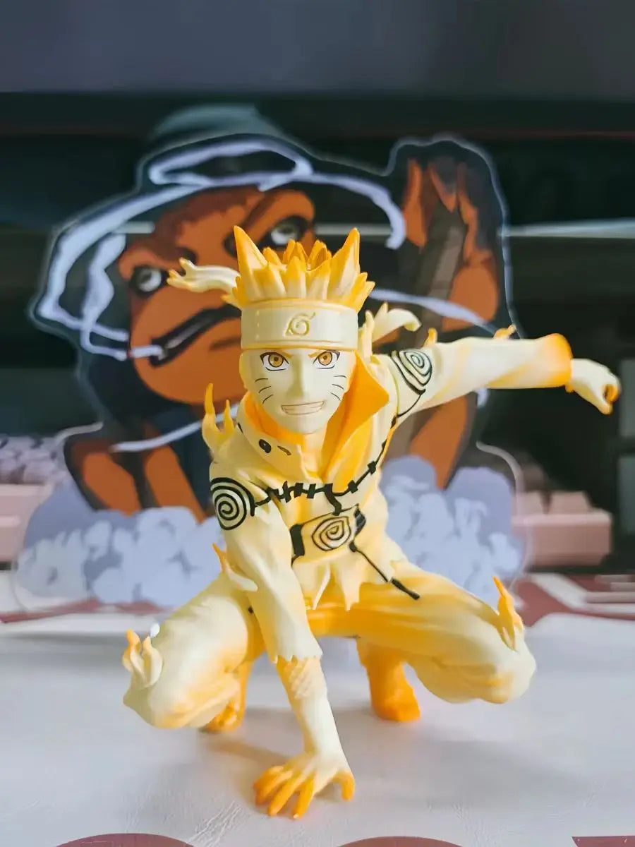 Anime NARUTO Shippuden Figures GK Uzumaki Naruto Action Figures 10cm PVC Model Collection Periphery Toys Desktop Decoration Gift