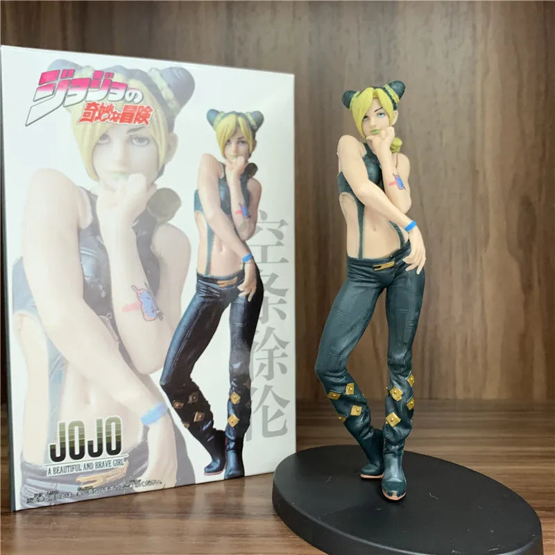 Figura de aventura Bizarre de JoJo Lover, Cujoh Jolyne, versión de pie. Figura de Anime JOJO Jolyne Kujo Jotaro, modelo de juguete de regalo de 16cm