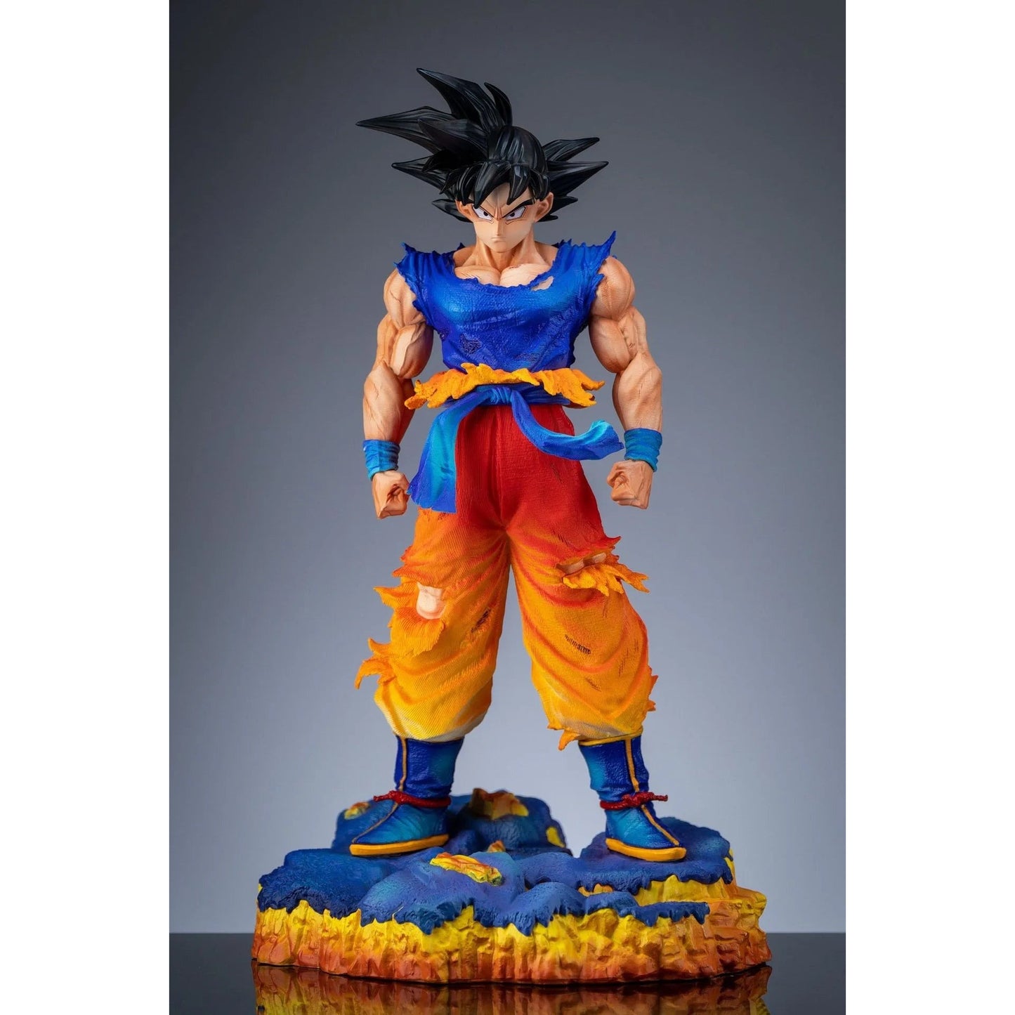 Figura Son Goku - Dragon Ball Z | JT Studio Estatua Batalla Color Especial