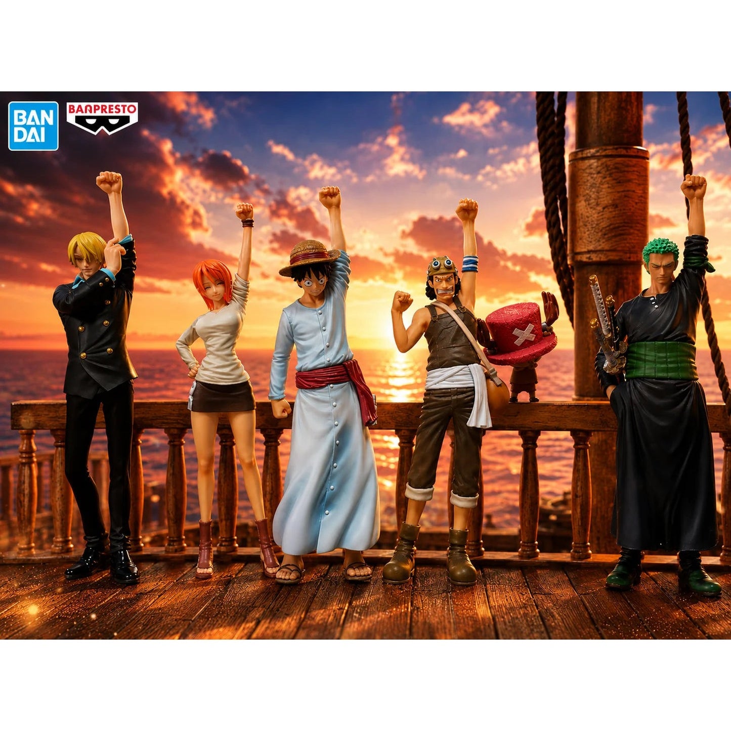 Figura Sombrero de Paja - One Piece | Banpresto Dramatic Showcase 15-20cm