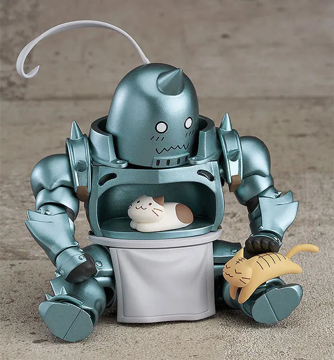 Figura Alphonse Elric Chibi - Fullmetal Alchemist | Nendoroid con Gatito 10cm