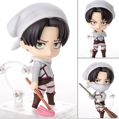 Figura Levi Ackerman - Shingeki no Kyojin | Modo Limpieza Chibi Nendoroid 10cm