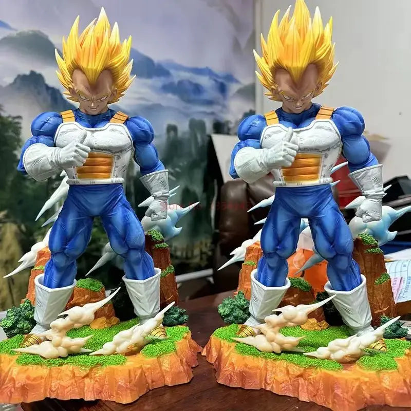Figura Super Vegeta IV efectos autodestruccion - Dragon Ball | GK 25cm