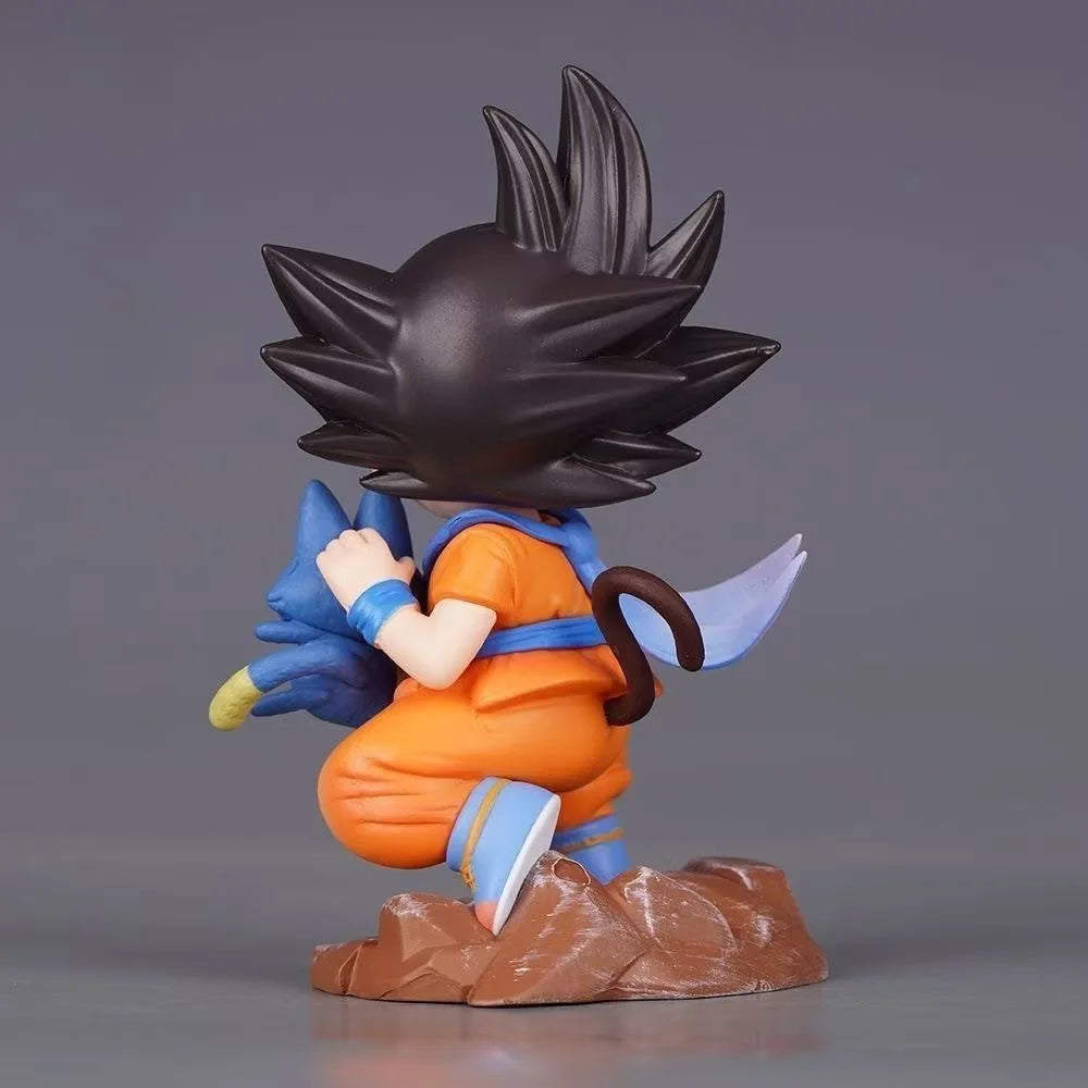 Figuras de acción de Dragon Ball Z de 10cm, Goku, abrazar, Pura, PVC, GK, Yamcha, modelo coleccionable, juguetes, regalos