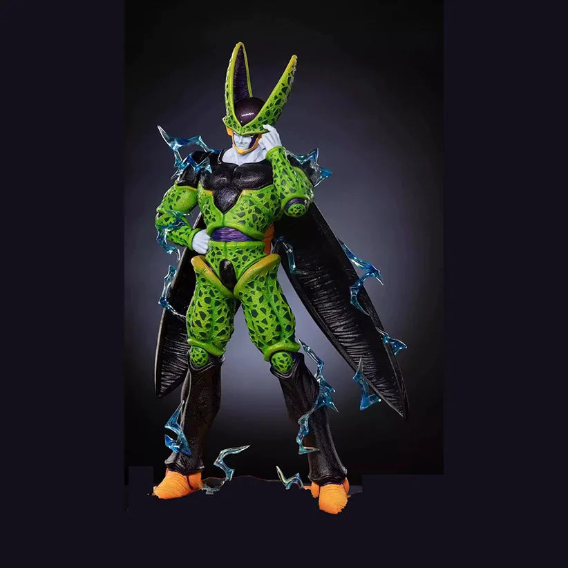 Figura Cell Perfecto - Dragon Ball Z | Estatua GK Efectos Energía 35cm
