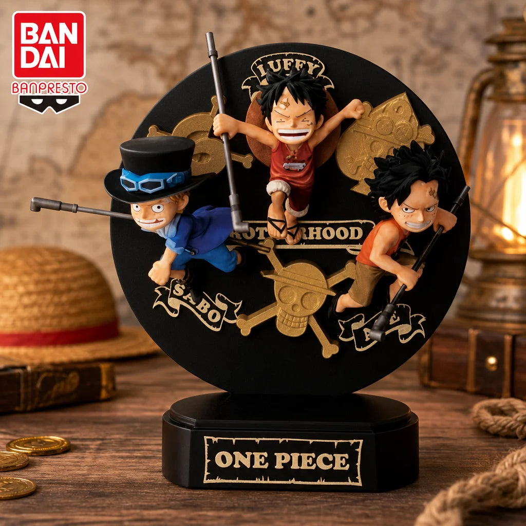 Figura Luffy, Ace y Sabo (Infancia) - One Piece | Banpresto Ichiban Kuji 15cm
