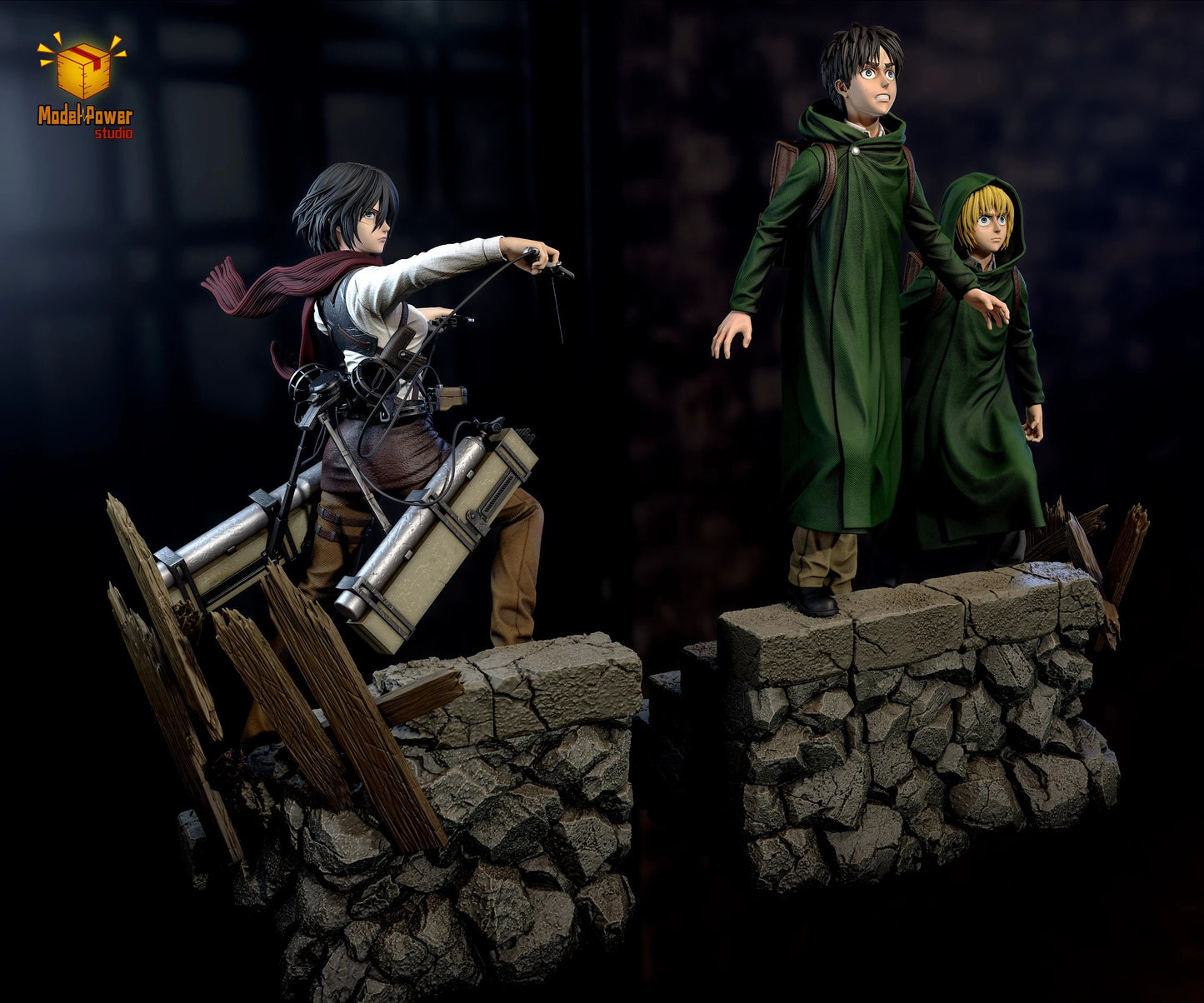 Figura Mikasa Ackerman - Attack on Titan | Power Studio GK 32cm