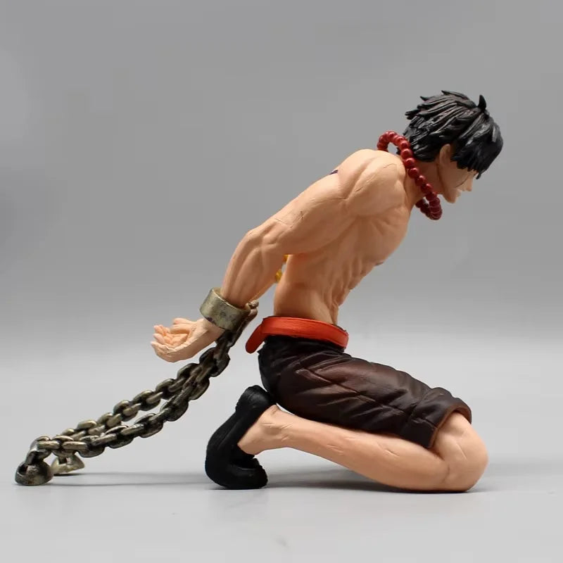 Figura de Portgas D Ace de One Piece de 13cm, estatua de Manga de escritorio de eje GK, figura de acción de Pvc, juguete de modelos coleccionables para regalo