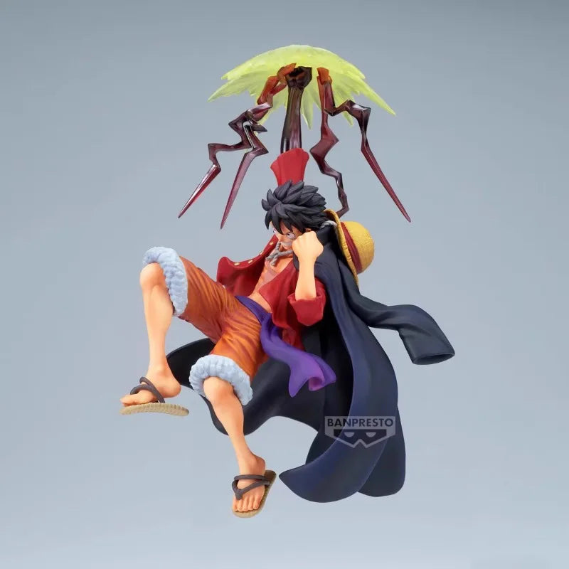 Figura Luffy - One Piece | Luffy en pose de combate, colección Battle Record