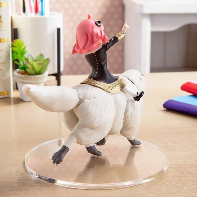 Figura Anya Forger con Bond - Spy x Family | Kawaii Sentada 14cm