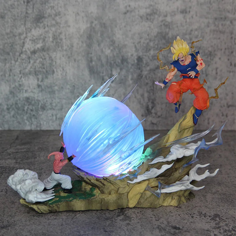 Figura Son Goku vs Majin Buu Genkidama - Dragon Ball Z | 21cm