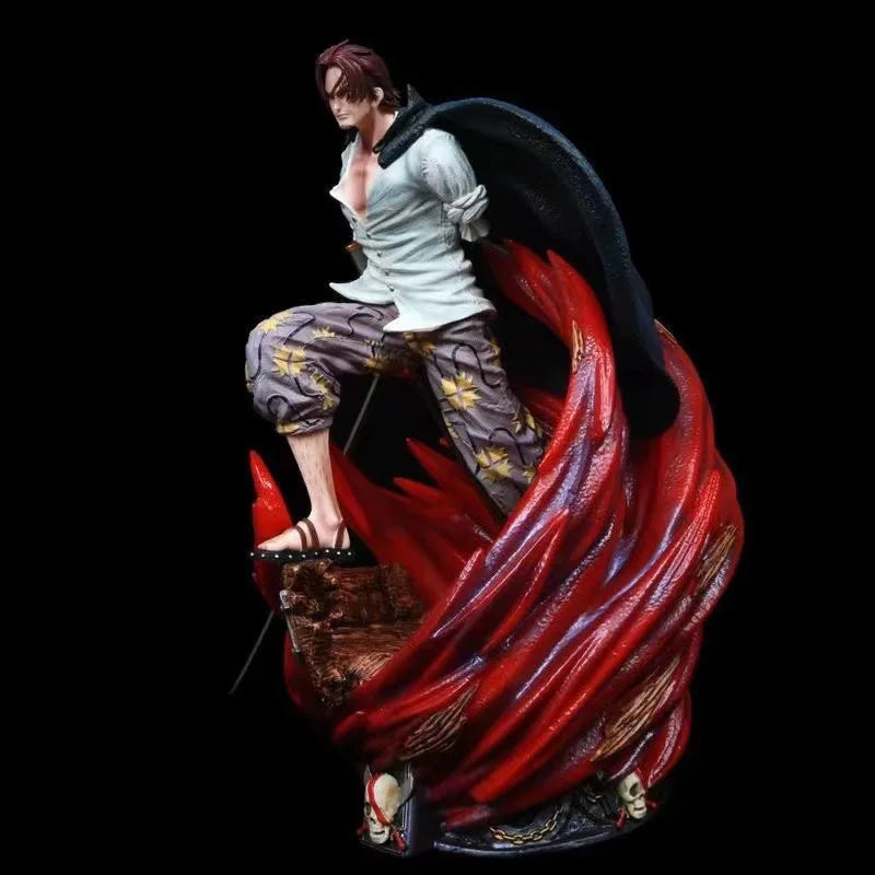 Figura Shanks Pelo Rojo - One Piece | Estatua GK 36cm