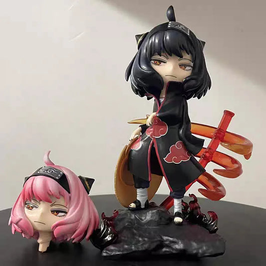 Figura Anya Forger con Comadreja - Spy x Family | Cabezas Intercambiables