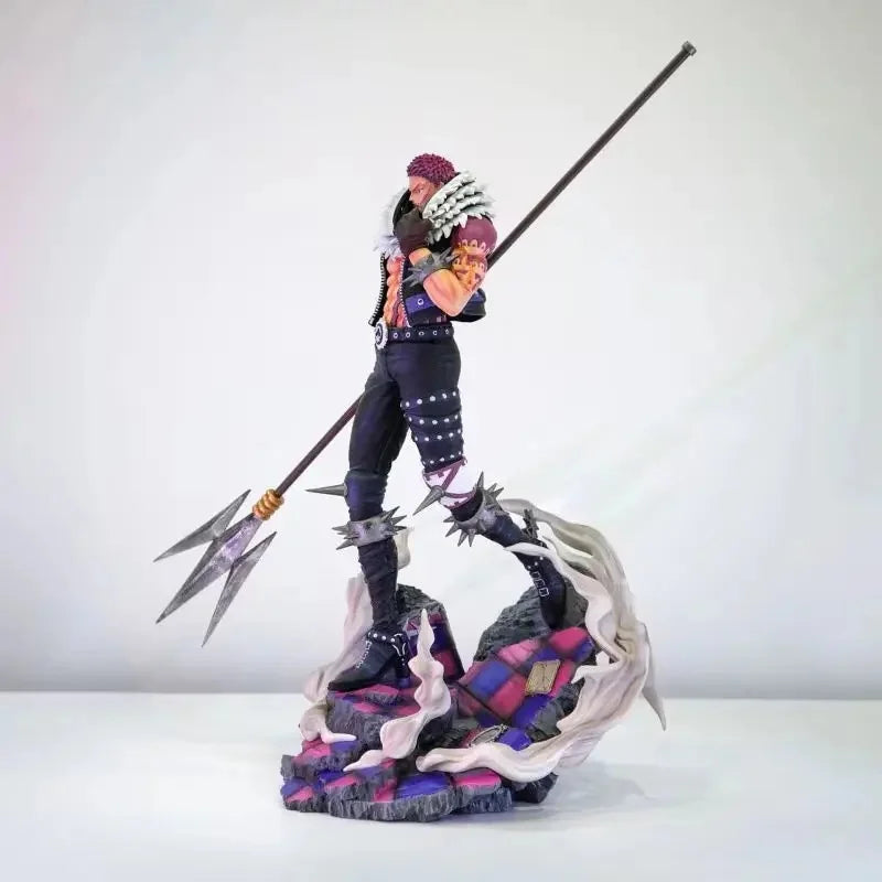 Figura Charlotte Katakuri - One Piece | Charlotte Katakuri con su tridente Mogura 44cm