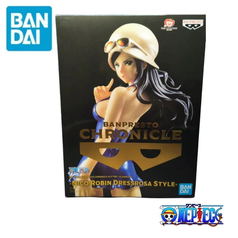 En Stock Bandai Original de una pieza Banpresto Nico Robin 100% regalos de vacaciones genuinos estatuilla modelo adornos Anime juguetes estatua