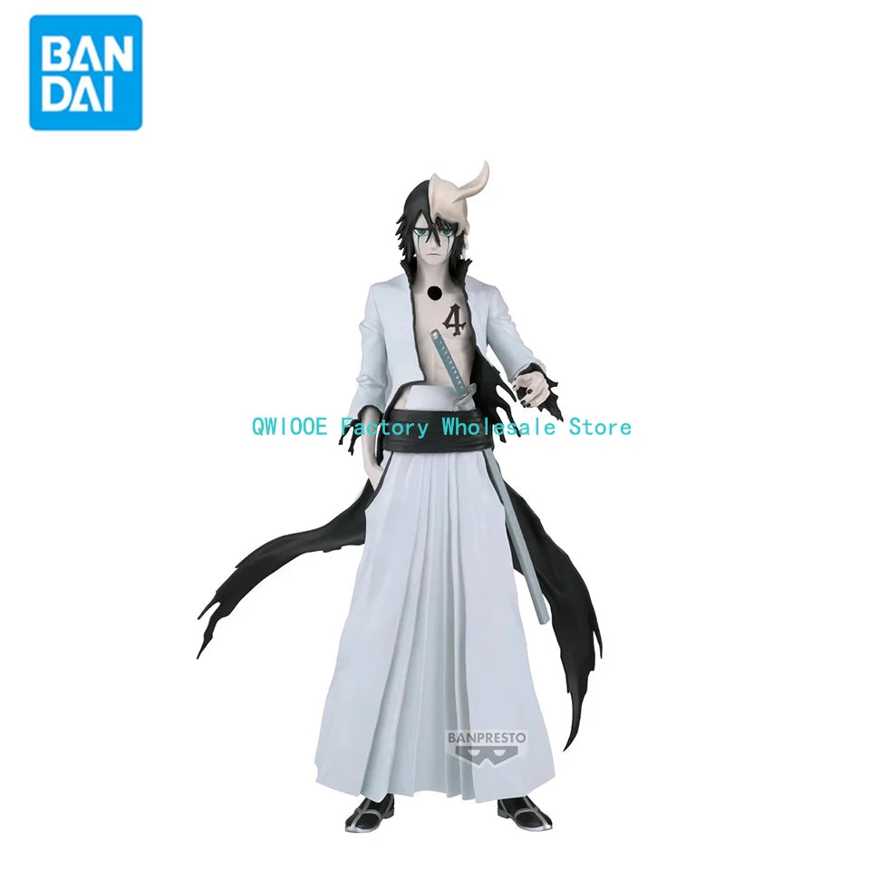 Original genuino Bandai MAXIMATIC Bleach 22 cm ULQUIORRA CIFER figura de acción PVC colección modelo juguetes regalos QWIOOE al por mayor