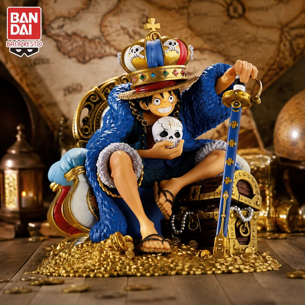 Figura Monkey D. Luffy - One Piece | Banpresto Super Master Stars Diorama 19cm