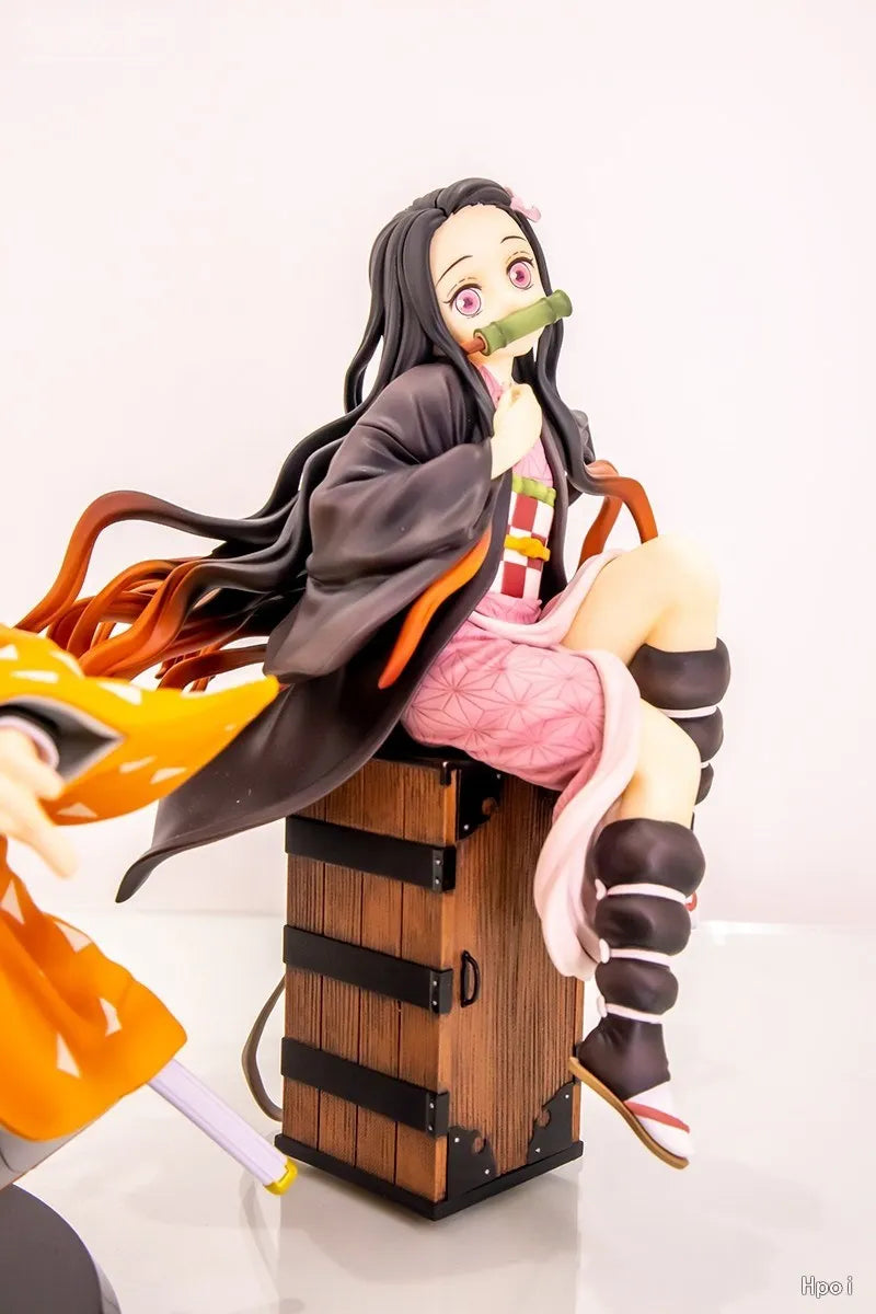 Figura Nezuko Kamado - Demon Slayer | Sentada 15cm