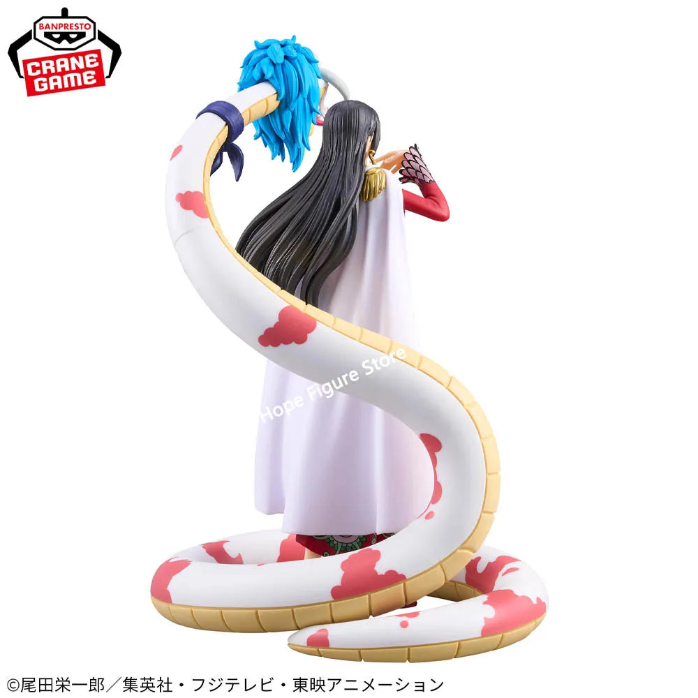 Figura Boa Hancock con Salomé - One Piece | Banpresto DXF Grandline Extra 17cm