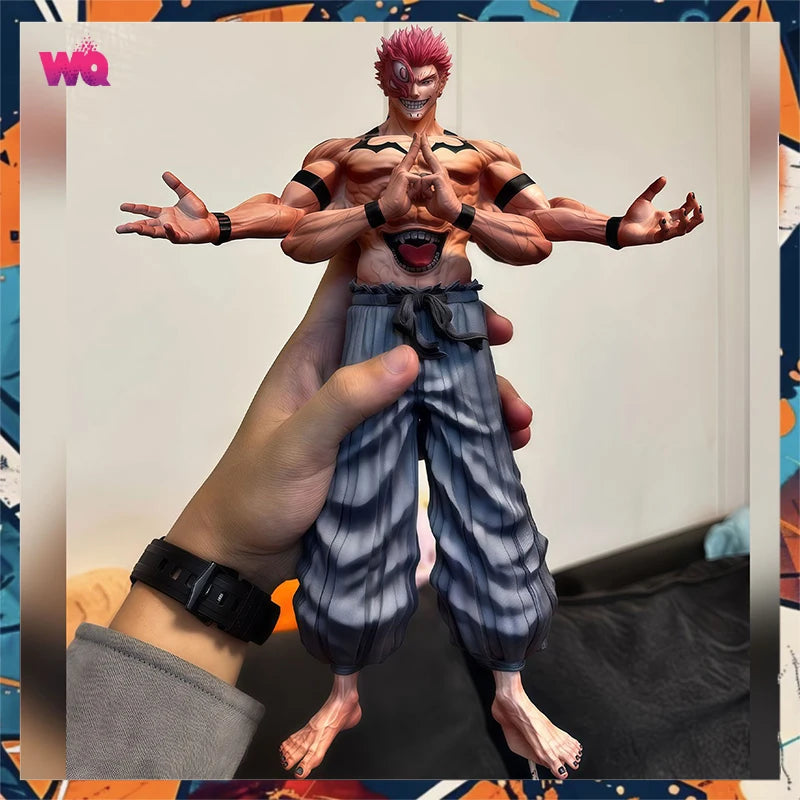 Figura Itadori Yuji y Ryomen Sukuna - Jujutsu Kaisen | Itadori Yuji y Ryomen Sukuna en pose dual 31cm