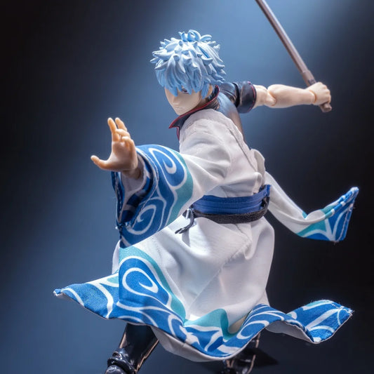 Figura Gintoki Sakata - Gintama | Yukata Blanco 1/12 6 pulgadas