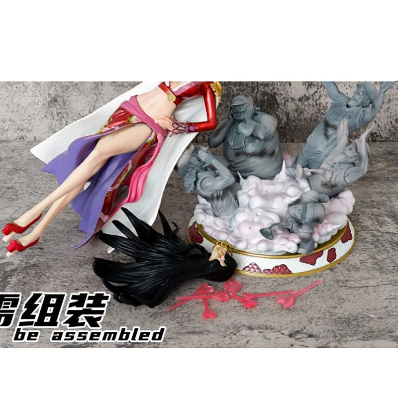 Figuras de Boa Hancock de 31cm, figura de acción de una pieza de Anime, modelo de escritorio, adorno, estatua GK, regalo periférico para niños