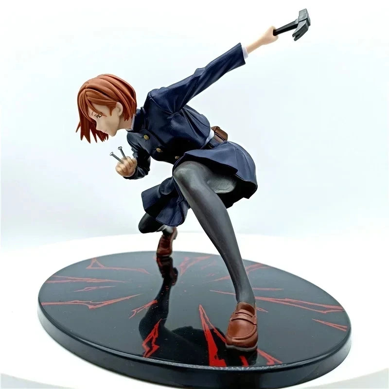 Figura Nobara Kugisaki - Jujutsu Kaisen | Pose de Combate 15cm
