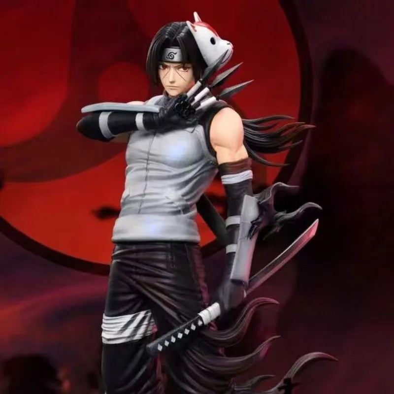 Figura Itachi Uchiha - Naruto Shippuden | ANBU con Mascara y Katana 25cm