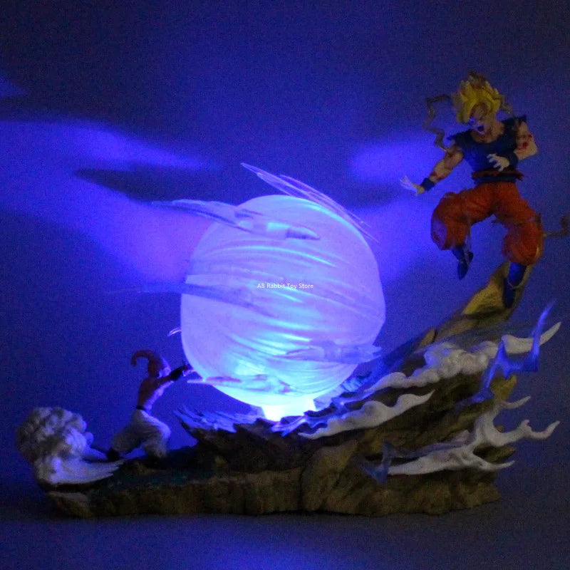 Son Goku Vs Majin Buu Anime Figure Dragon Ball Z GK Action Figurine PVC Statue Model Doll Collection Desk Decoration Toy Gifts