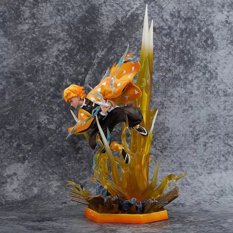 Figura Zenitsu Agatsuma - Kimetsu no Yaiba | Rayo del Trueno 35cm
