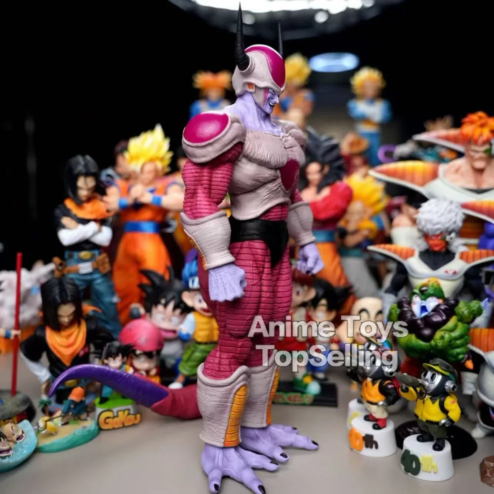 Figura de acción de Dragon Ball Z Frieza, 35,5 cm, segunda forma, Frieza GK, colección de PVC, modelo de juguete, regalos