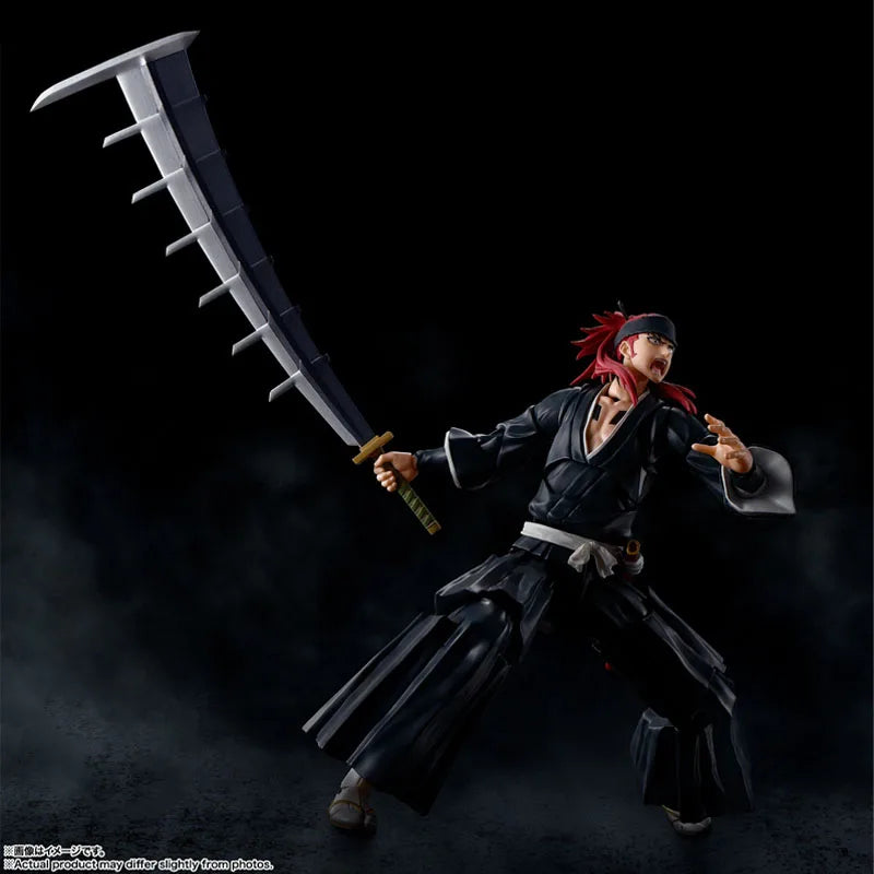 Bandai Original figura Bleach modelo Kit figuras de Anime SHF Abarai Renji colección figura de acción modelo niños juguetes regalos