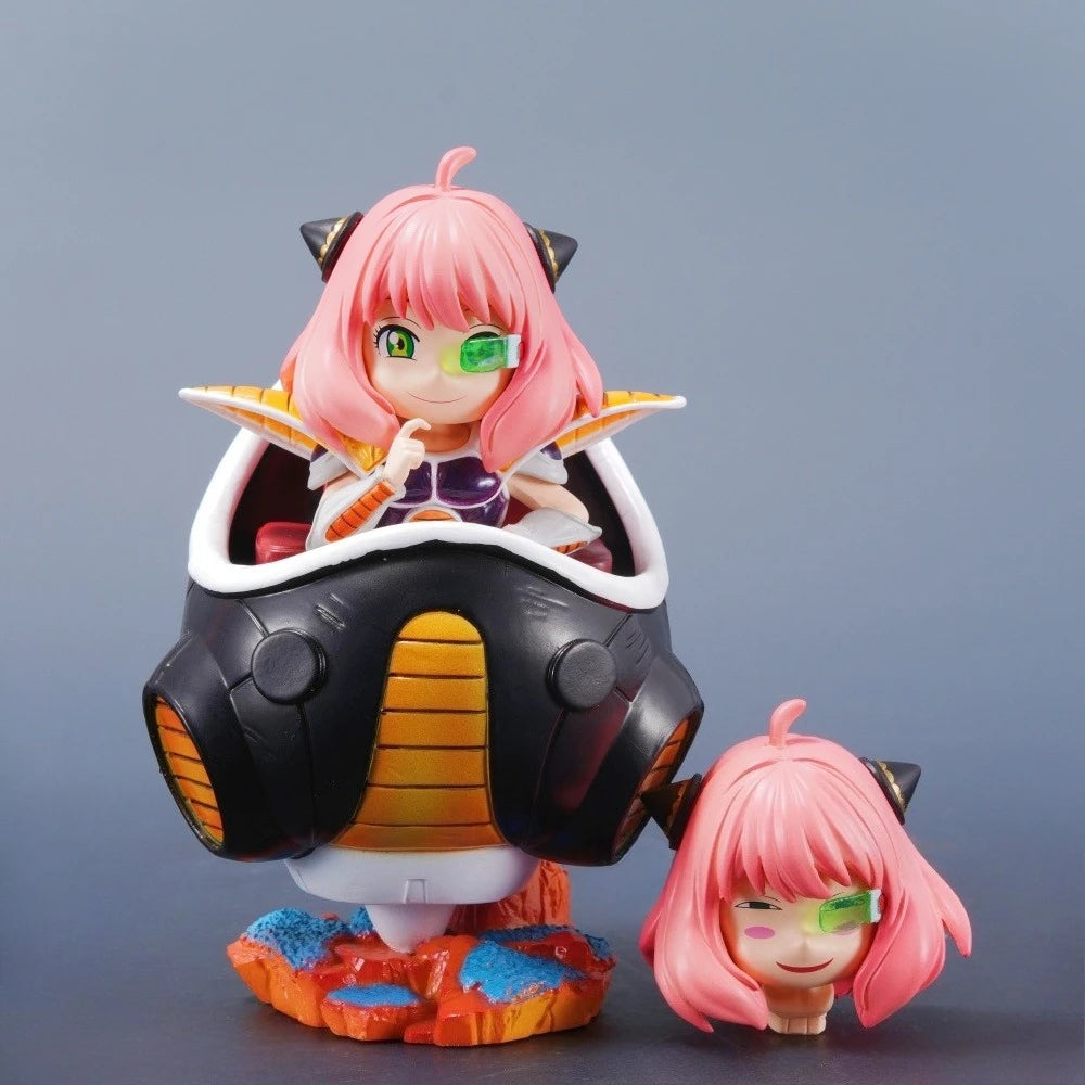 Figura Anya cosplay Freezer - Spy x Family x Dragon Ball | GK 15,5cm