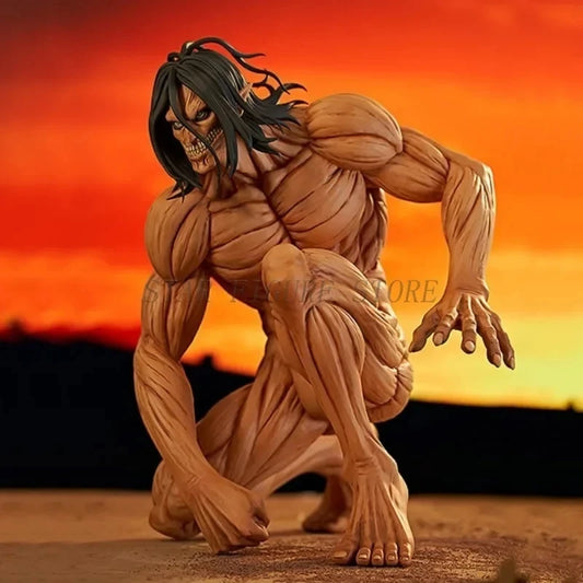 Figura Eren y Levi - Attack on Titan | Set Titanes Fundidos 15cm
