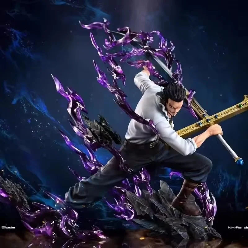 Figura Dracule Mihawk - One Piece | Estatua Coleccionable 30cm