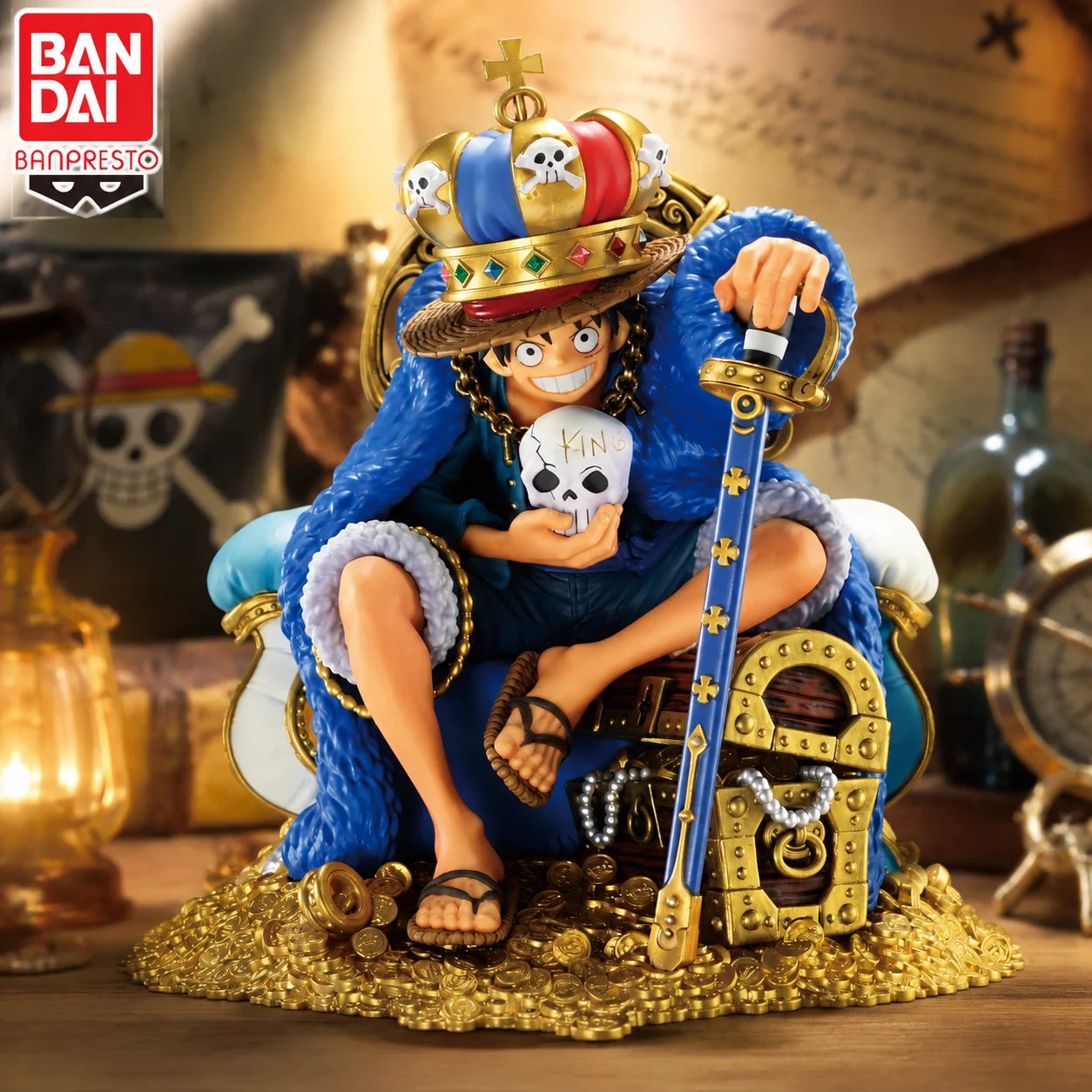 Figura Monkey D. Luffy - One Piece | Banpresto Super Master Stars Diorama 19cm