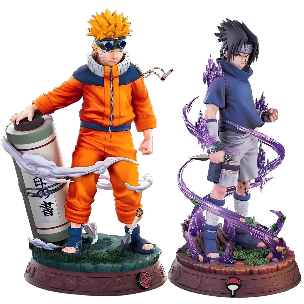 Figura Naruto y Sasuke 12 cm - Naruto Shippuden | PVC