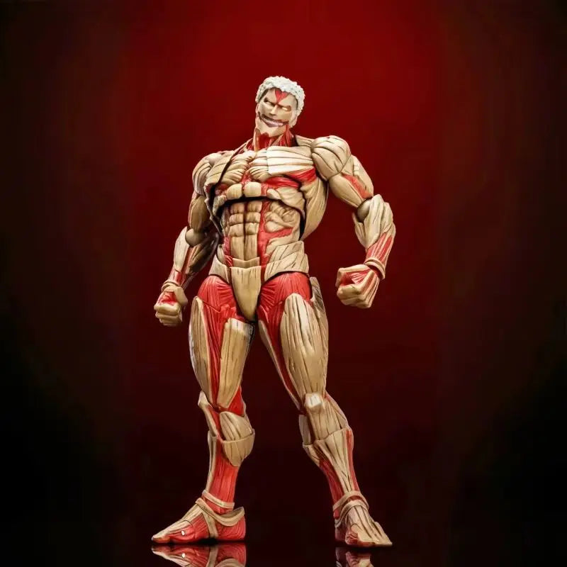 Figura Reiner Braun Titán Acorazado - Attack on Titan | Revoltech Yamaguchi 17cm